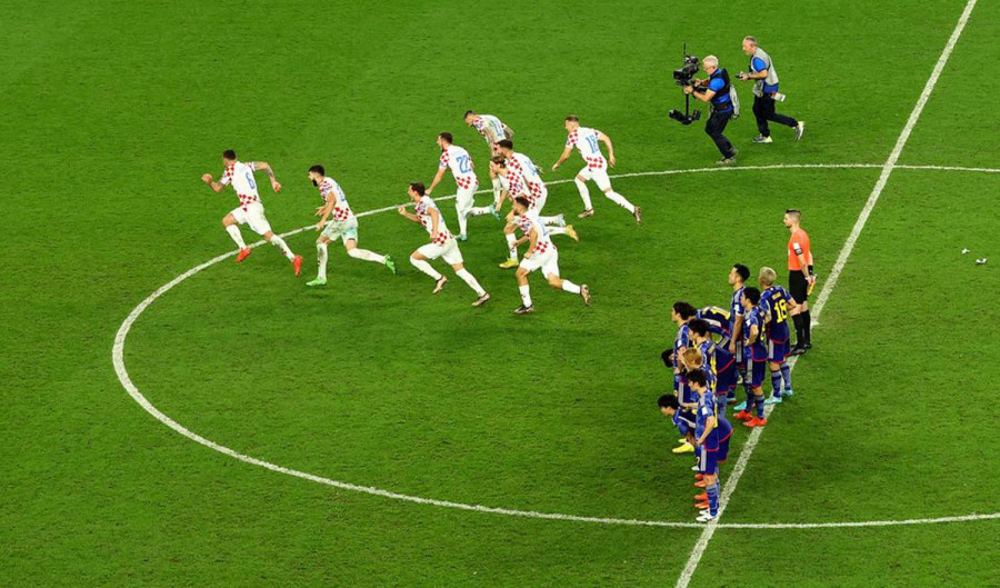 Resilient Croatia advance as Japan crumble in shootout