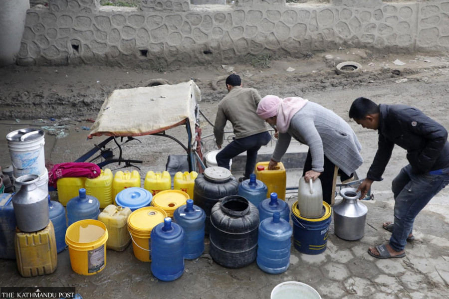 Overextraction and shrinking open spaces cause groundwater depletion in Kathmandu Valley