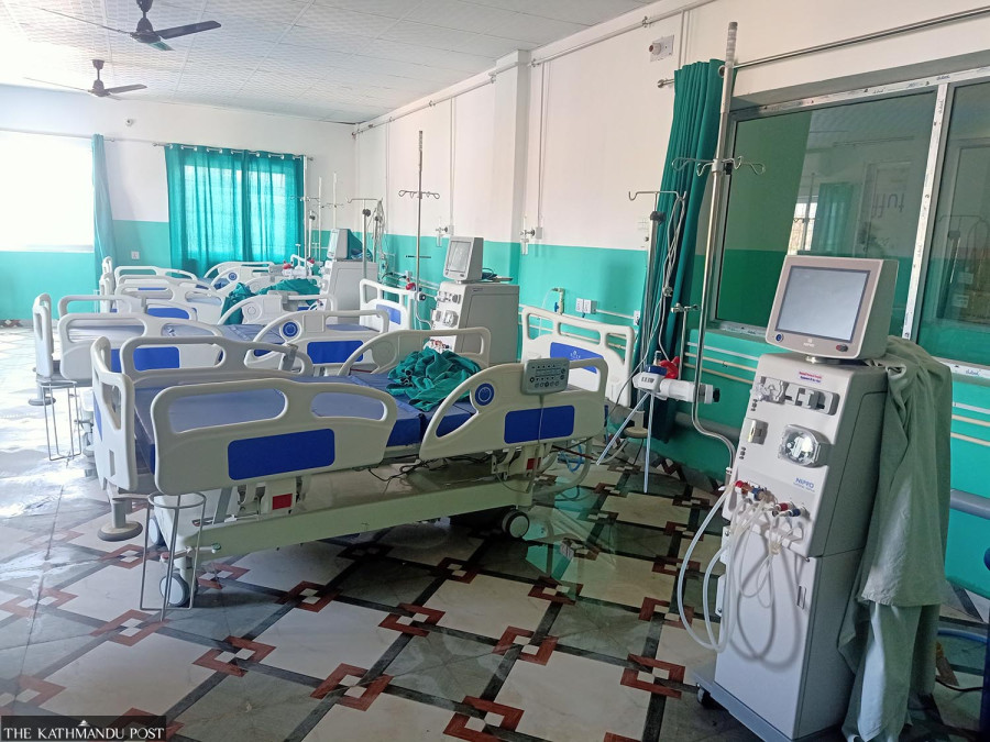 Kidney patients deprived of dialysis services in Kanchanpur