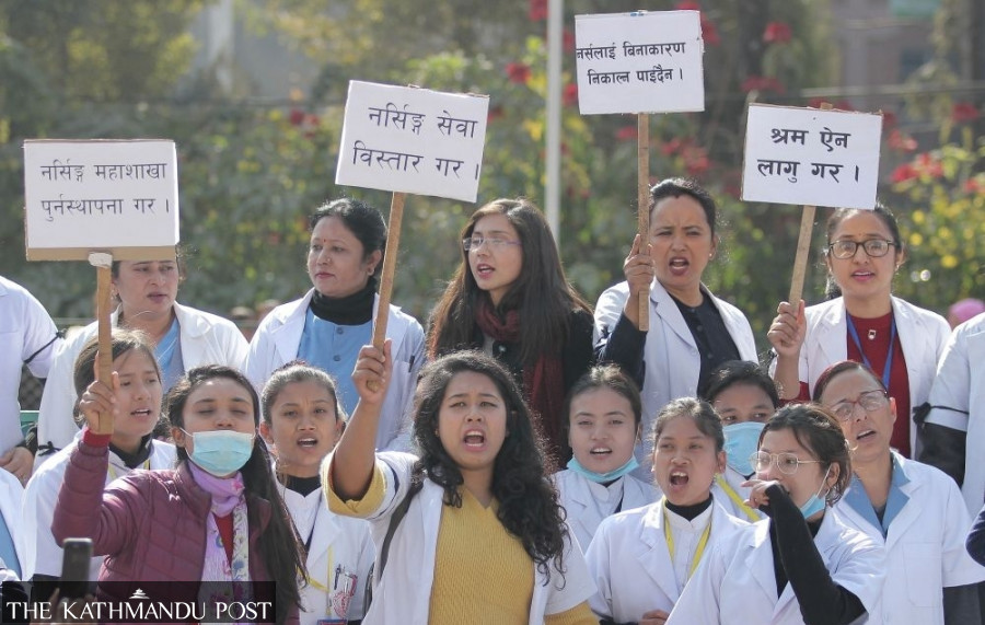 Underpaid Nepali nurses set their sights abroad