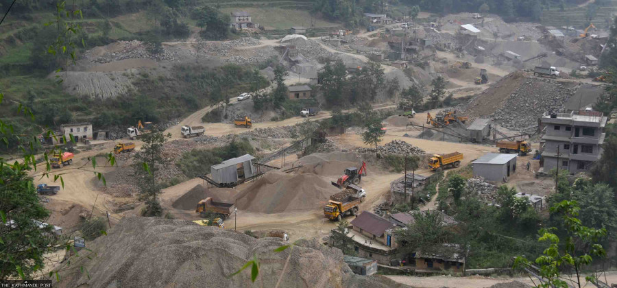 Illegal crushers allowed to run temporarily as construction projects come to halt