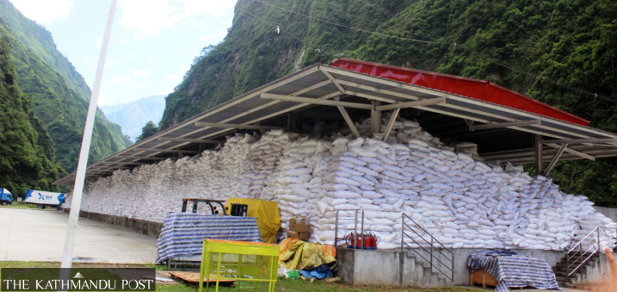 Delays and price issues leave tonnes of urea stranded at Tatopani