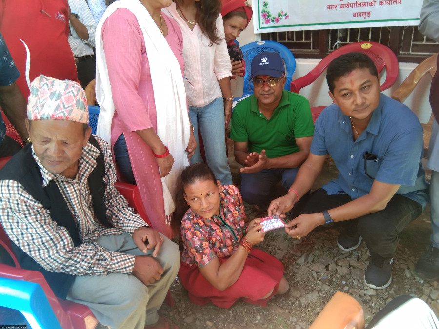 Baglung government offices are not disabled-friendly