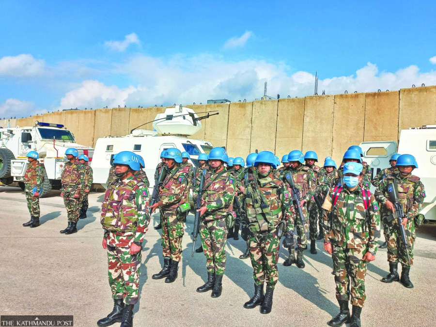 New batch of Nepali peacekeepers in Lebanon