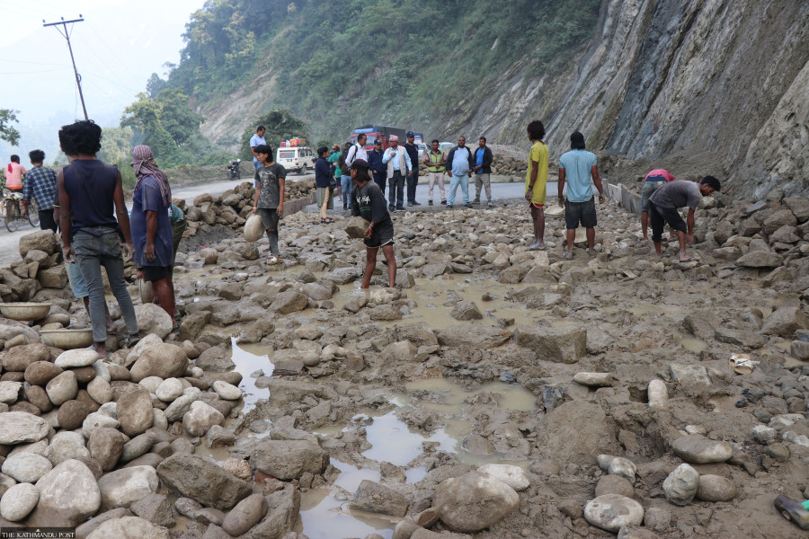 Construction company’s negligence in repair leaves Sidhartha Highway worse off