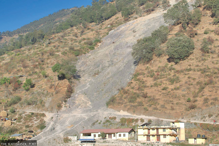 Landslide-hit health post in dire need of new building