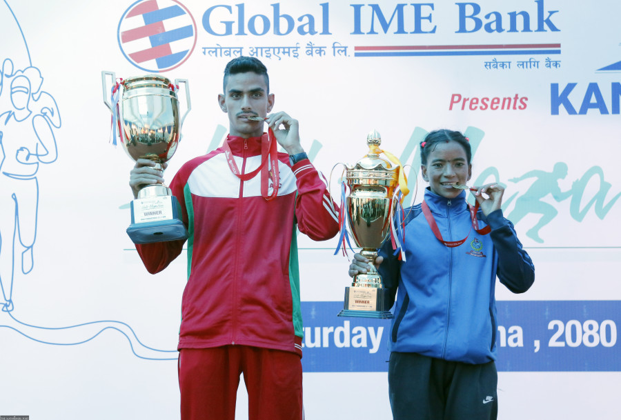 Pal, Pachhai claim Kantipur men and women Half Marathon titles