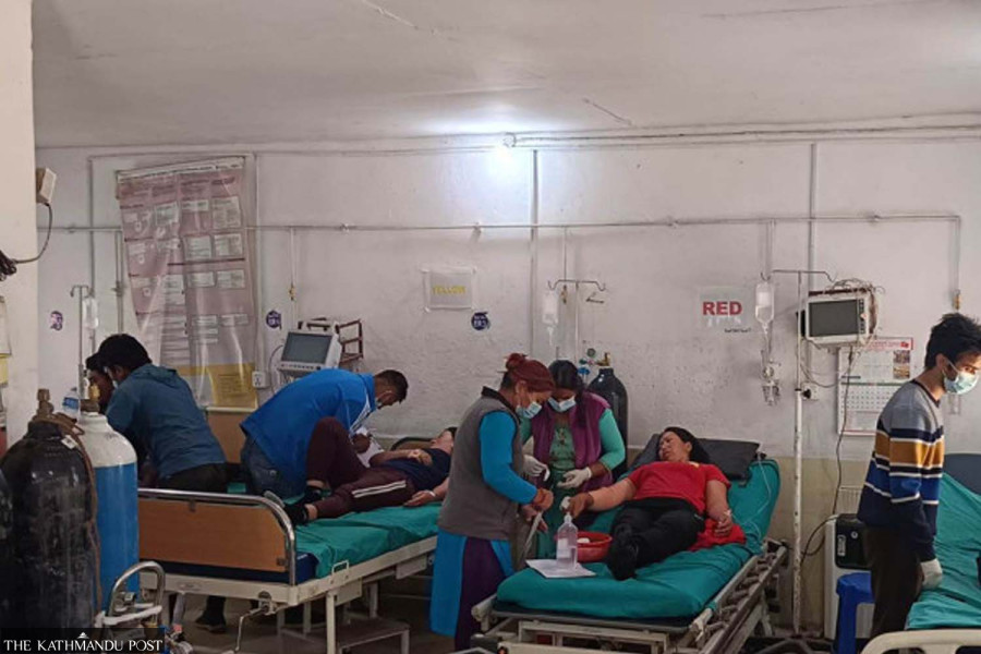 Four injured in Myagdi bus accident