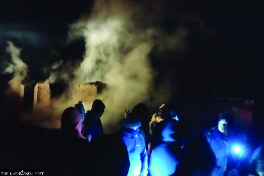 Two killed as fire engulfs house in Panchthar