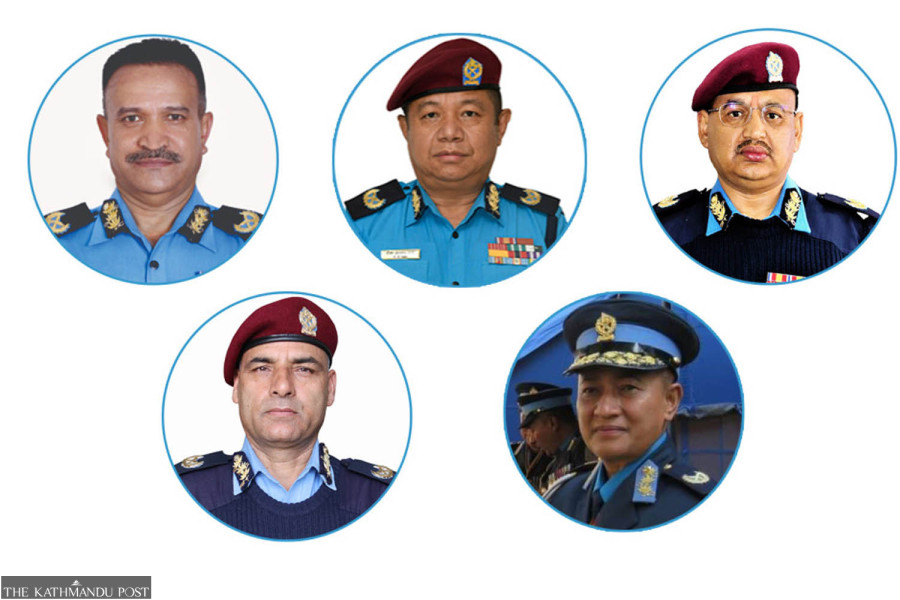 Five DIGs of Nepal Police promoted to AIGs