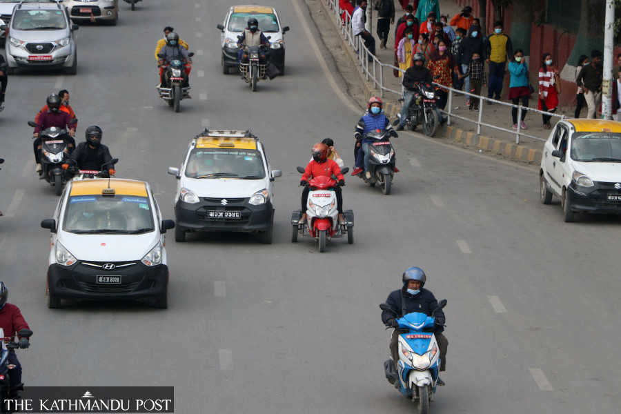 Police detain 48 offline ride-hailing drivers in Kathmandu