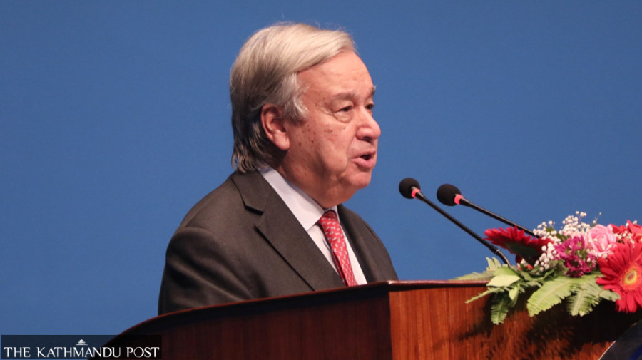 In Parliament, UN chief stresses victim-centric transitional justice