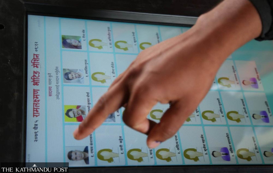 Tribhuvan University students vote to elect their representatives