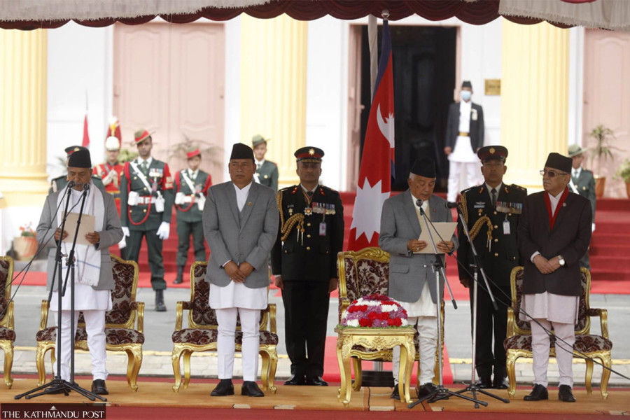 Yadav sworn in as Vice President