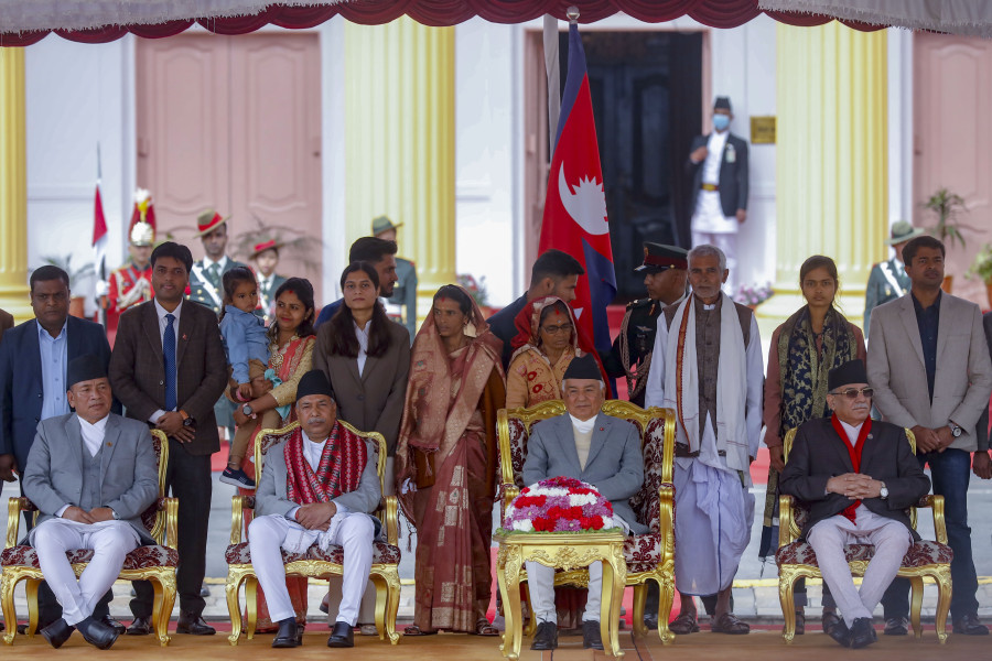 President Paudel and his Veep