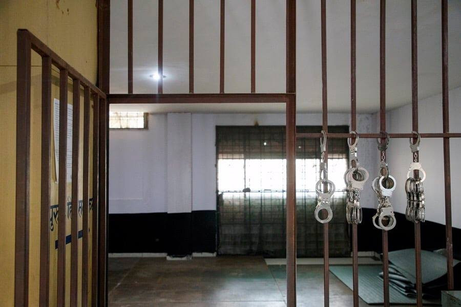 Chaos behind the bars