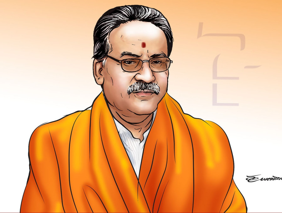 Communists in saffron robes