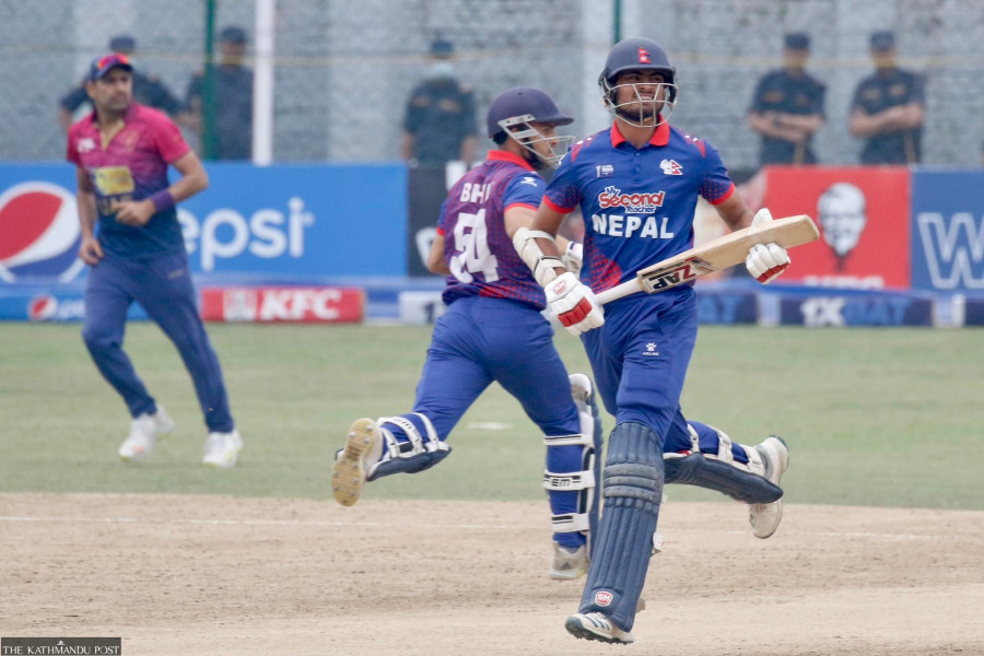 Jha, Sharki lead Nepal to historic win