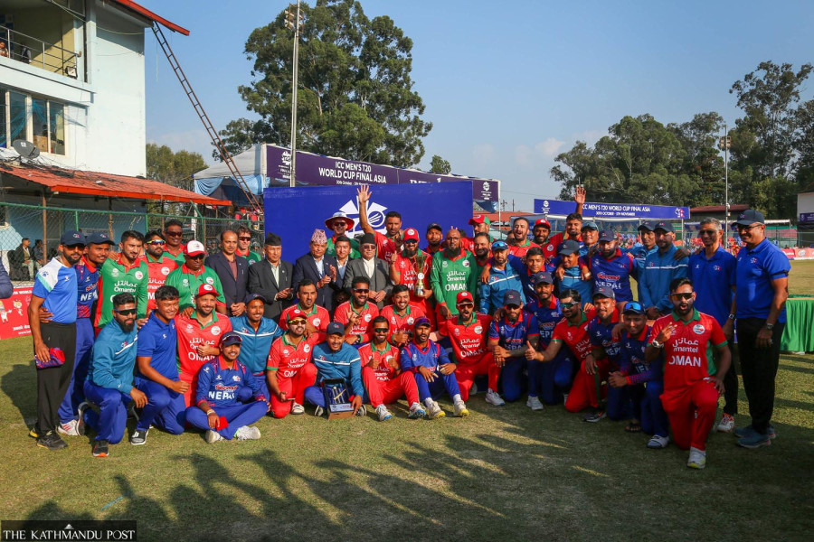Oman beat Nepal in Super Over to clinch T20 World Cup Asia Qualifier trophy