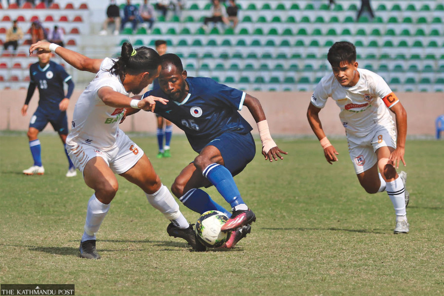 Friends top Khumaltar, Hijazi rescues Police