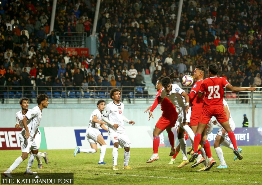 Nepal go down to Yemen