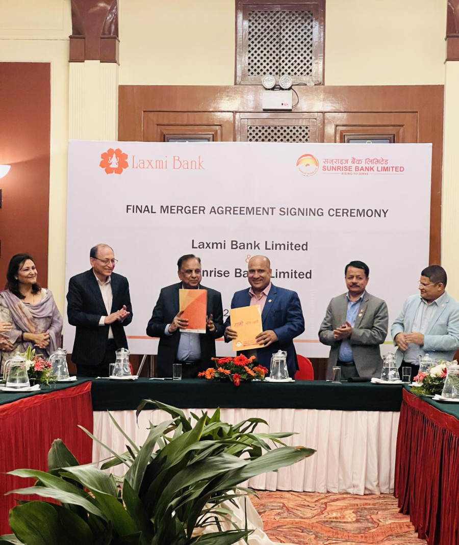 Laxmi Bank and Sunrise Bank sign final merger agreement