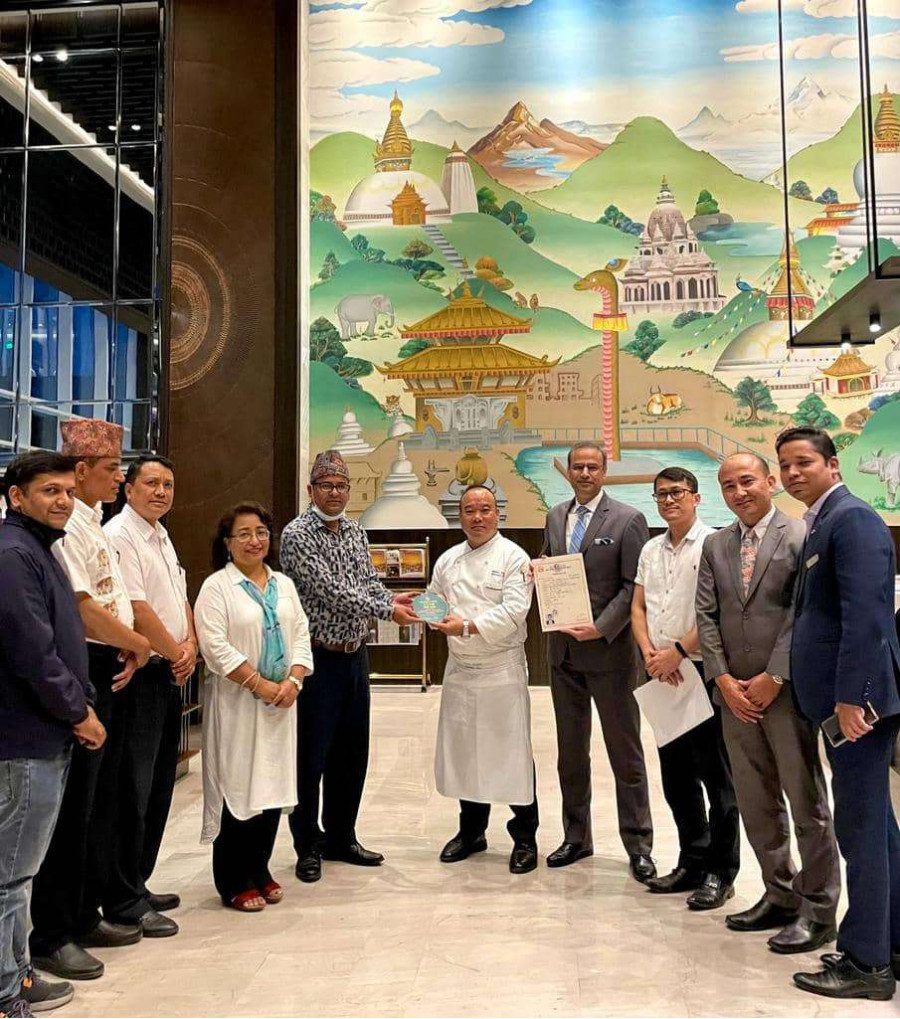 Kathmandu Marriott Hotel receives ‘A’ rating for food safety