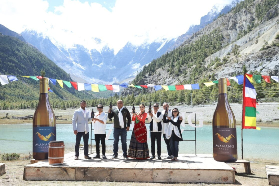 Manang Valley Wine launched in Nepal