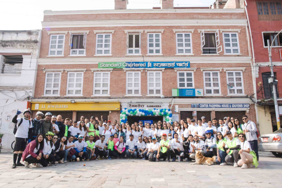 StanChart Nepal organises a fundraising programme