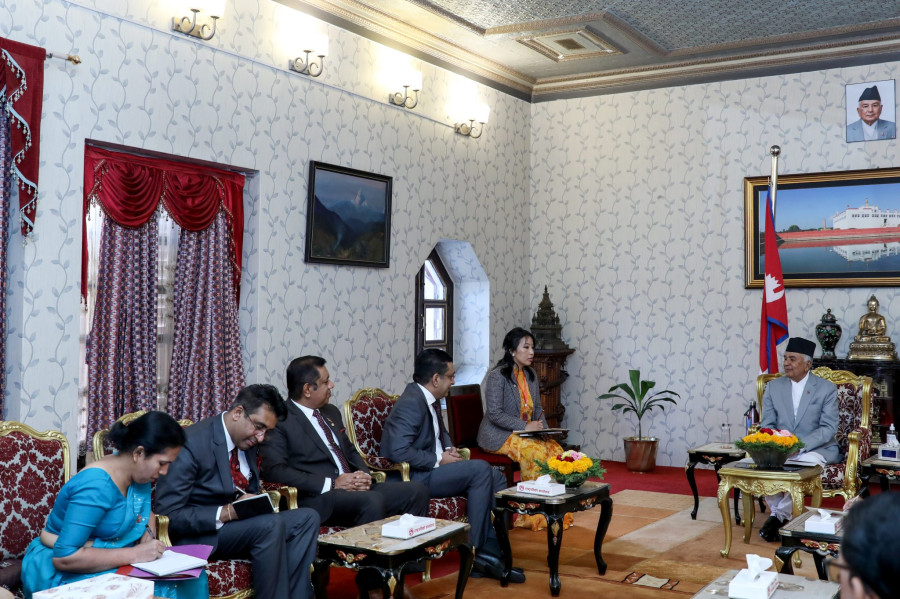Sri Lankan Foreign Minister Sabry calls on President Paudel