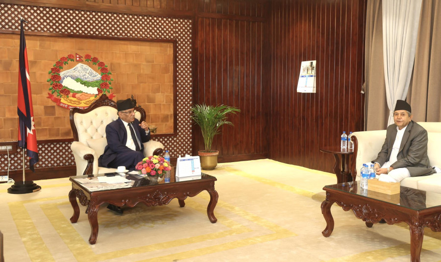 Prime Minister Dahal assures Speaker Ghimire of efforts to end House impasse