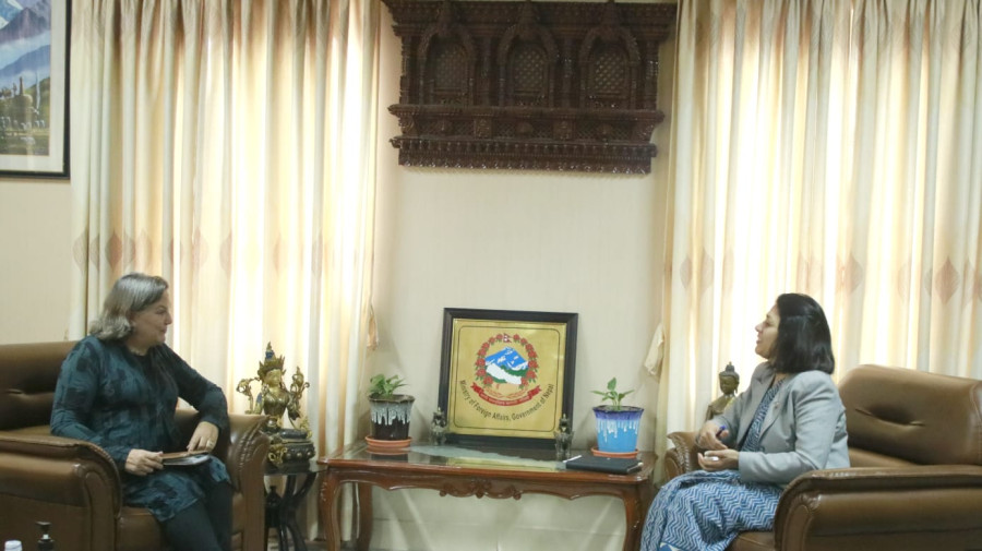 US Under Secretary Nuland calls on Foreign Minister Paudyal