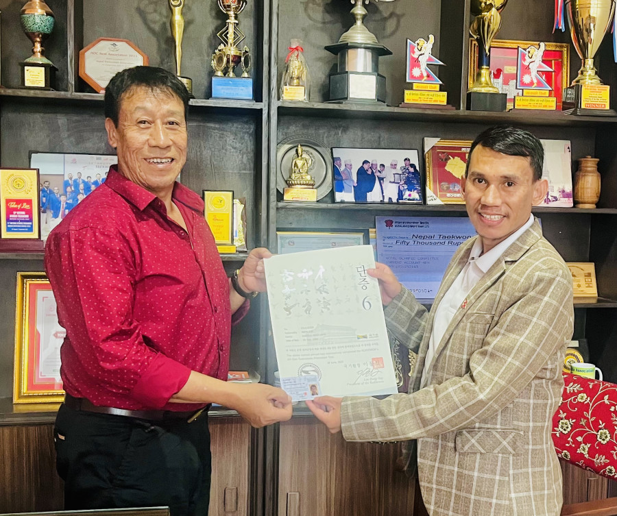 Para coach Negi Lama gets Kukkiwon’s sixth dan