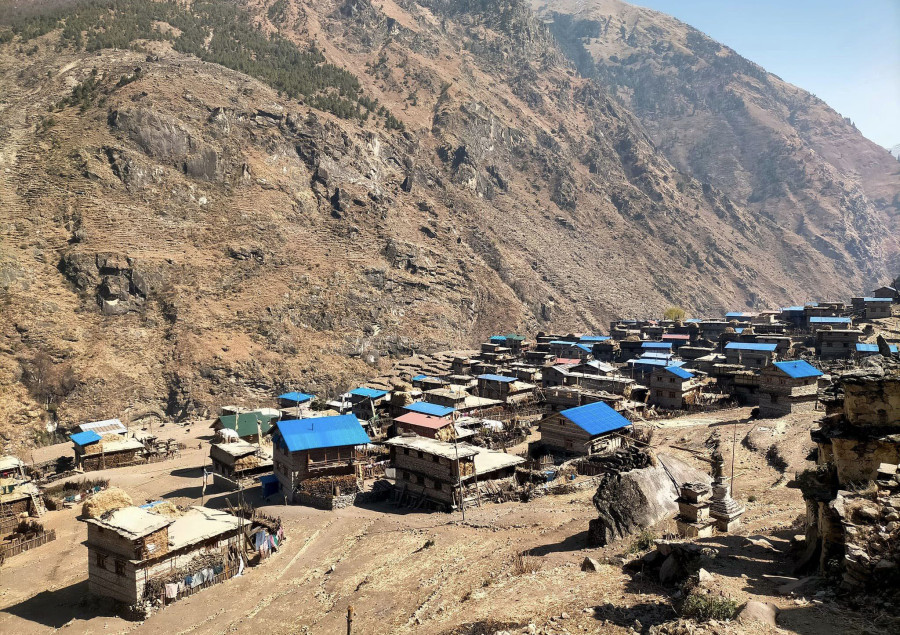 Mugu villages still rely on pine torches to light up homes