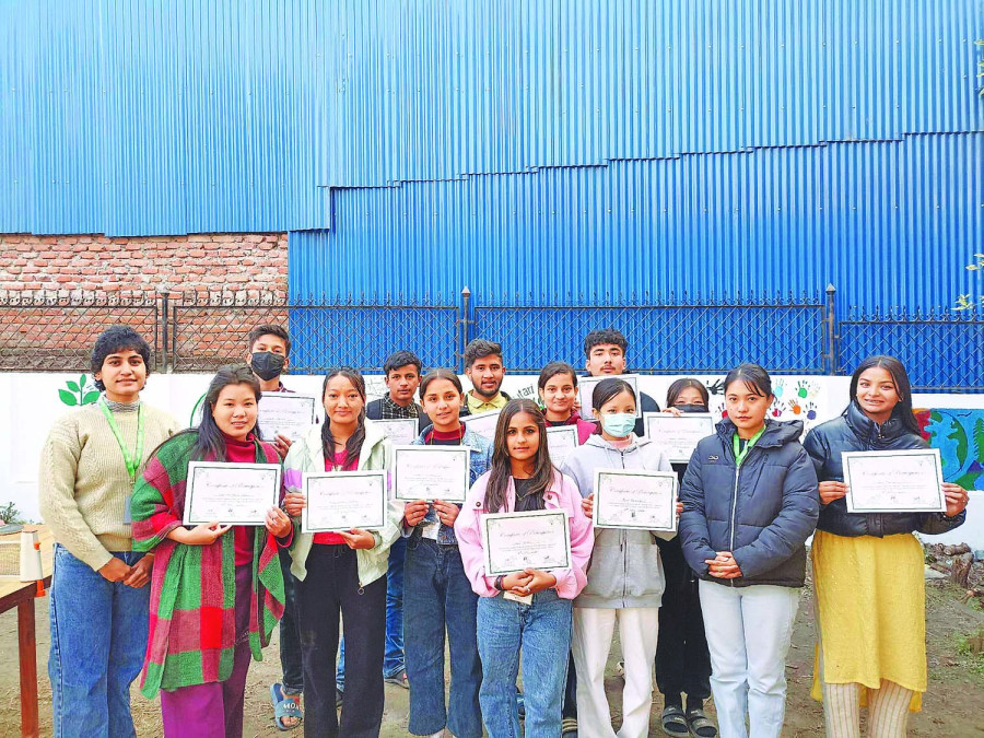 Chautari Youth Club workshop on mental health