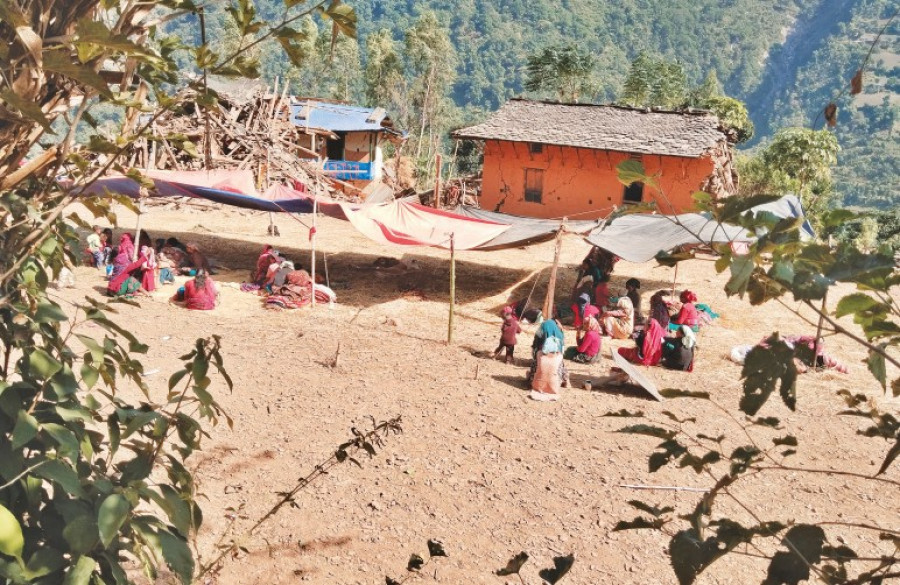Cold taking its toll on quake-displaced in Karnali