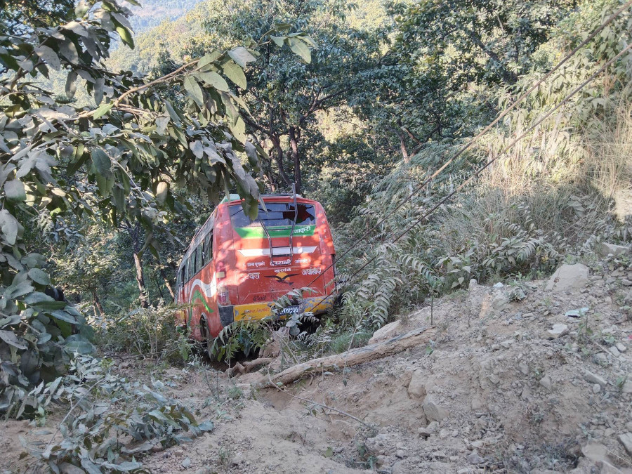 Six killed, 18 injured in Palpa bus accident