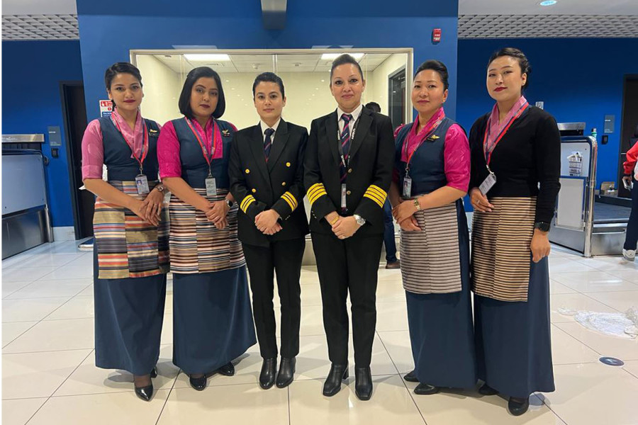 All-female crew on Dubai-Kathmandu flight