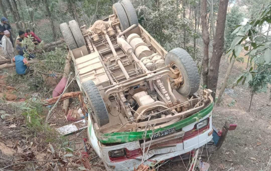 Three dead in Nuwakot bus accident