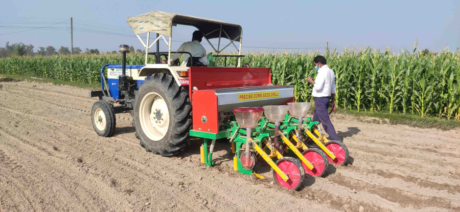 Modern equipment gives corn farming a much-needed boost