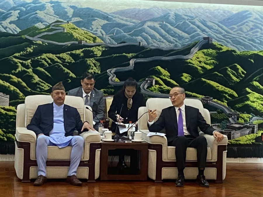 Chief Justice Shrestha, Chinese counterpart Zhang hold talks