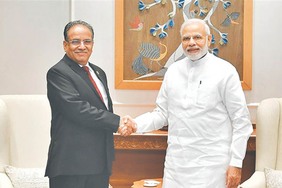 What should Prime Minister Dahal discuss with his Indian counterpart?