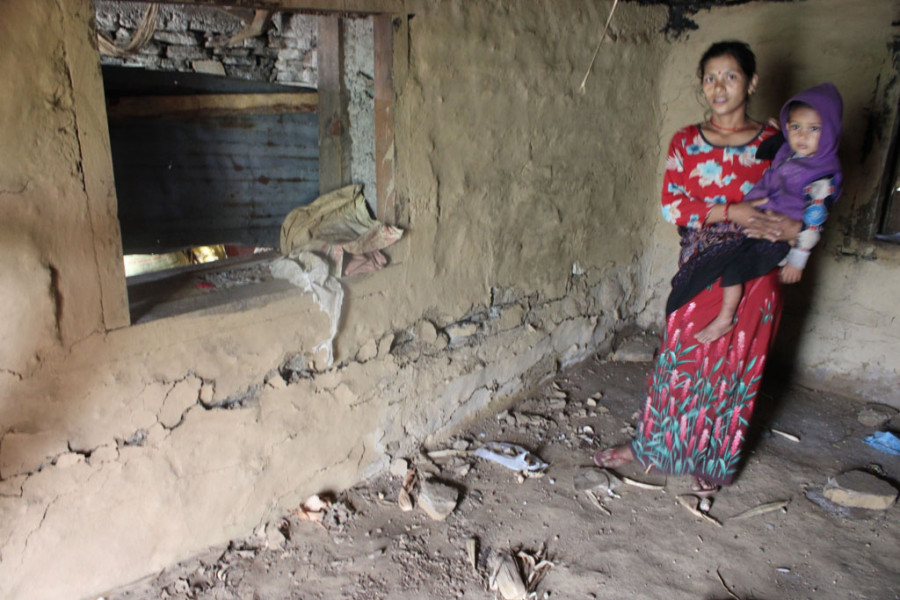 They were struck by earthquakes in 2015, now the ground beneath them is crumbling