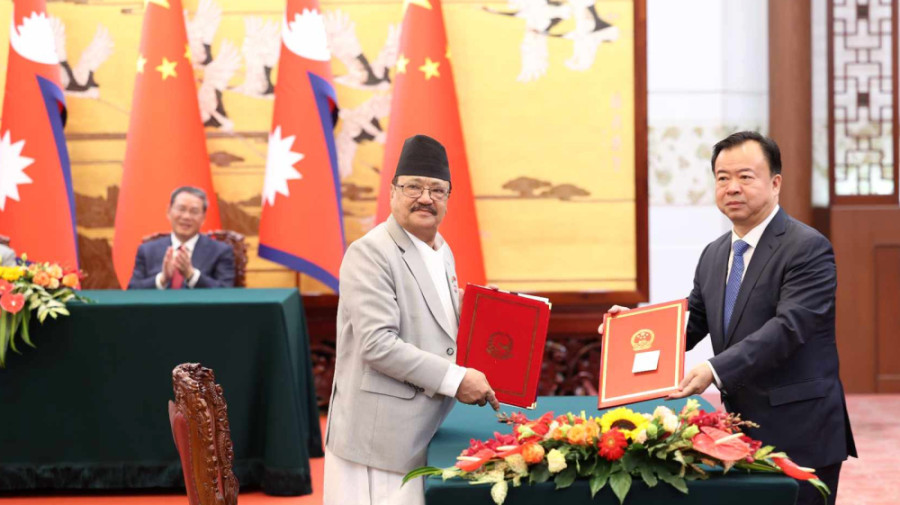 Nepal, China ink various agreements