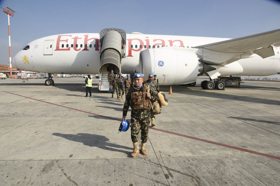 59 Nepali peacekeepers return from Mali
