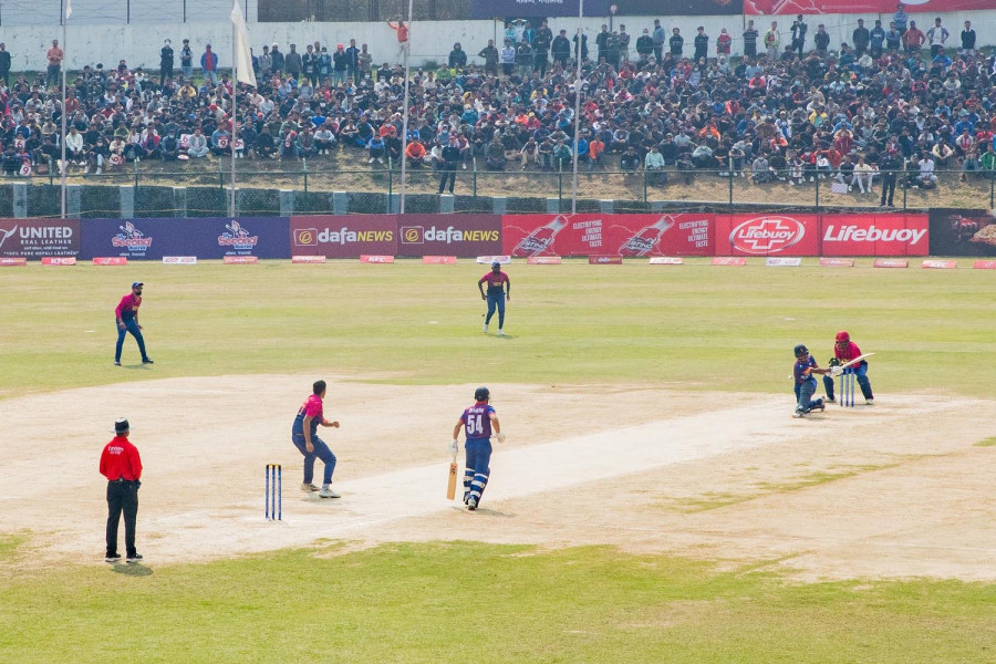 Nepal post 249 runs target for UAE