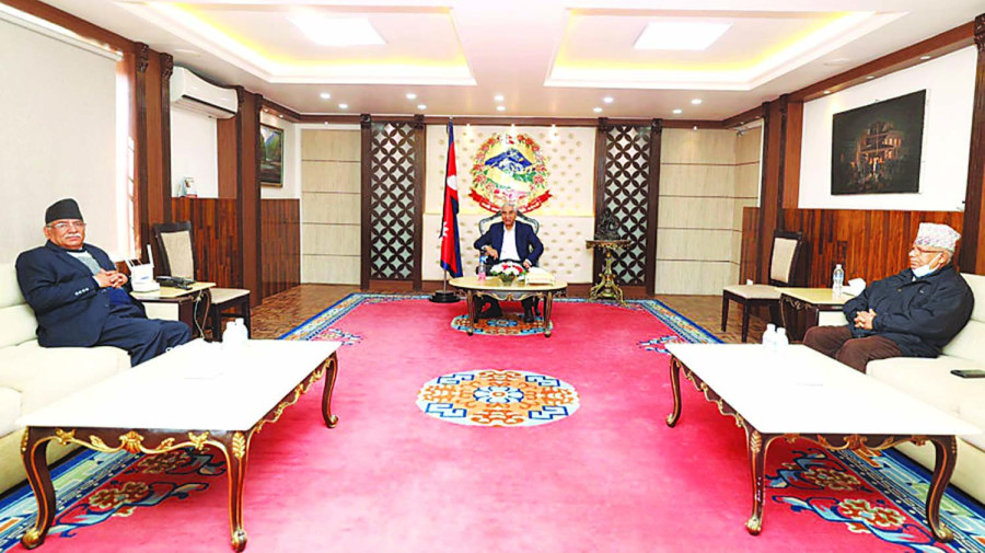 How are Dahal, Deuba and Nepal sharing PM’s seat between them?