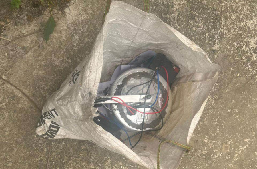 Improvised explosive device planted outside rural municipality chair defused