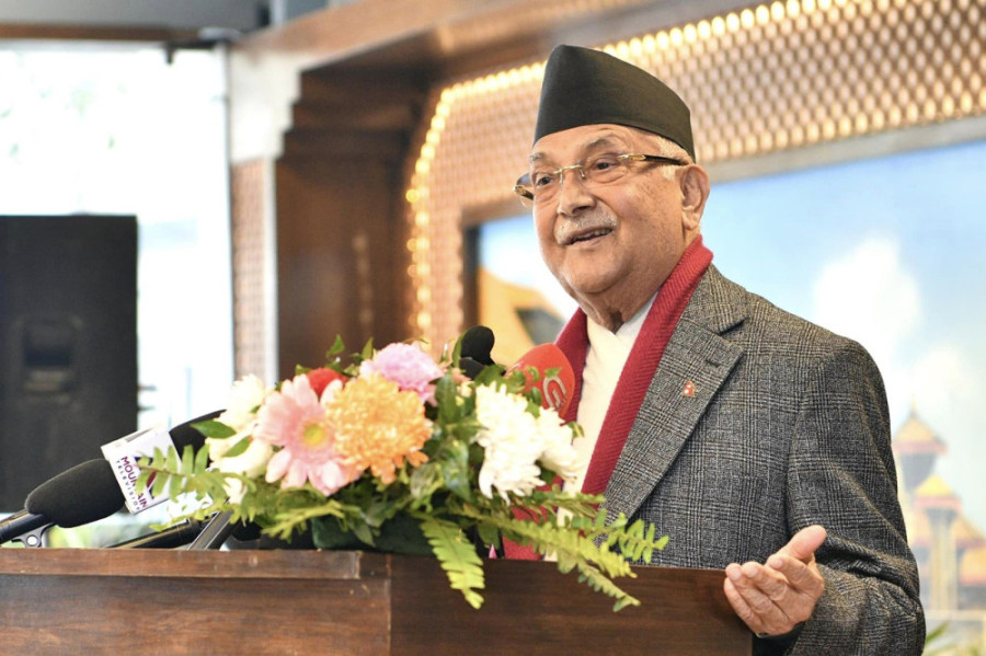Oli lambasts PM over planned Buddhist college in Mustang