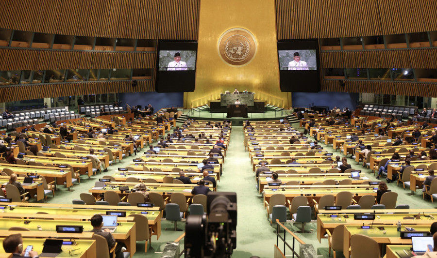 At UN, PM Dahal says no blanket amnesty for serious human rights violation